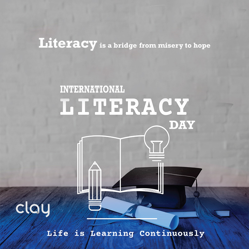 ClayTelecom's tweet image. 🤩 Literacy is a bridge from misery to hope. 🤩🤩International Literacy Day!

#literacyday #literacy #literacymatters #educationforall #educationfirst #India #technology #business #peace #happiness #enjoy #wishes #ClayTelecom