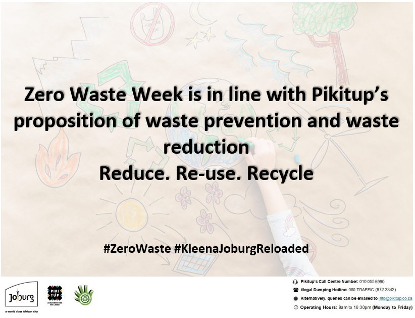 Good morning Jozi! we are quickly running out of landfill airspace and this requires all of us to adopt responsible waste management and waste minimisation practices such as recycling of  waste and stopping of illegal dumping and littering 
<a href="/CityofJoburgZA/">City of Joburg</a> <a href="/mphomoerane/">Cllr Mpho Moerane</a> #ZeroWaste