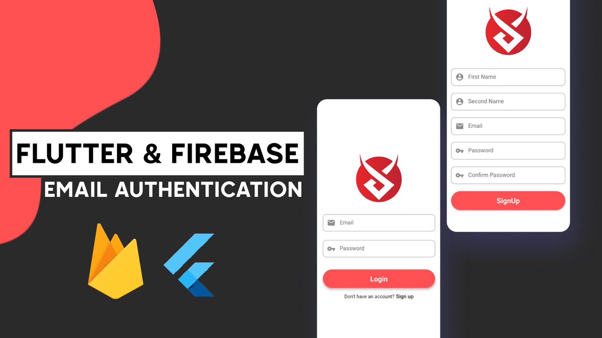 shivanshsinghh_'s tweet image. Flutter and Firebase Authentication | Email & Password Login/SignUp youtu.be/3DO6Th9A7mY #flutter #authentication #flutterfirebase