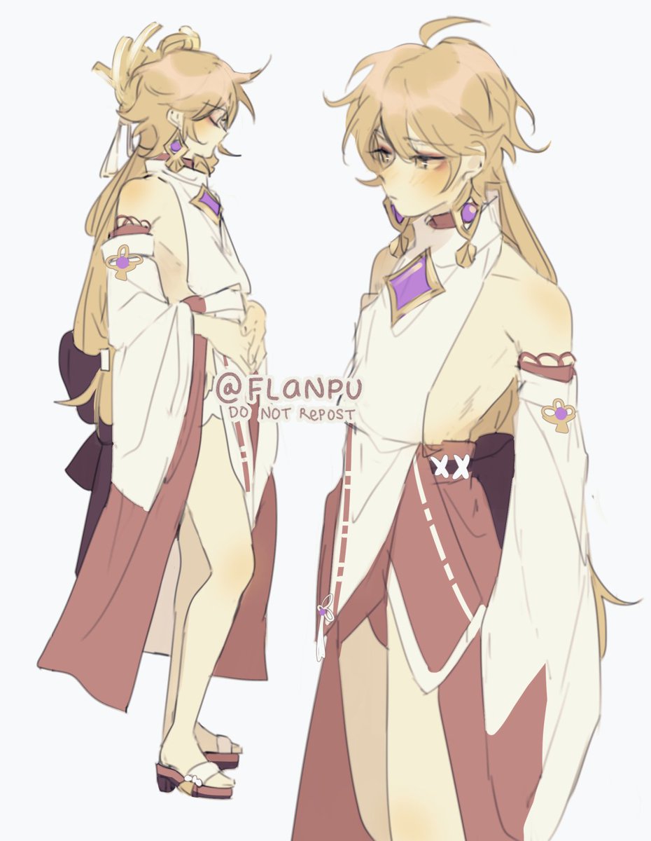 flanpu's tweet photo. Miko aether https://t.co/rAa81tpd0C