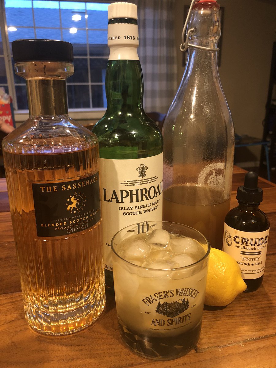 MsSaraM's tweet photo. @SamHeughan Canโt wait to get my fresh bottle of @SassenachSpirit to make my favorite cocktail - The Sassenach Penicillin โจ๐ฅ๐ฏ๐๐คค #gettingthirsty #slainte https://t.co/5pdTmN9Qja