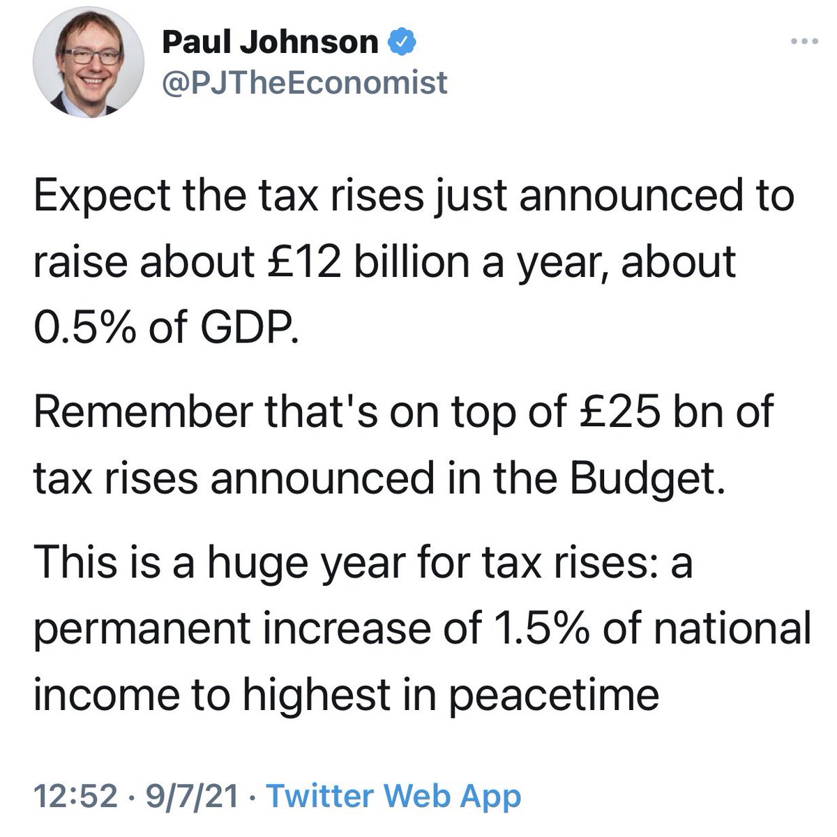 I’m old enough to remember when <a href="/BorisJohnson/">Boris Johnson</a> promised the country a massive Brexit dividend that would give us an extra £350m a week for the NHS

It’s incomprehensible he’s getting away with this