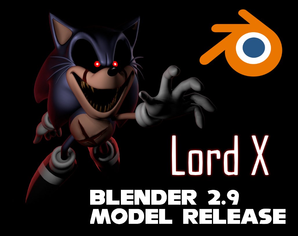 💛Jams💛 on X: alright, here he is :) My Lord X model (design by  @losermakesgames ) is now available to download for Blender 2.9+! Feel free  to port to other software and