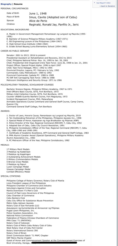 BoiLibertad's tweet photo. @ABSCBNNews SA CREDENTIALS AND EXPERIENCE NLNG TYO MAG BASE

YOU CAN SEE PING LACSON HAS A LONG LIST TO BACK HIMSELF UP 

#ItoAngSimula
#PingLacson
#LacsonSotto
#WeNeedALeader https://t.co/WzpMQuqMIM