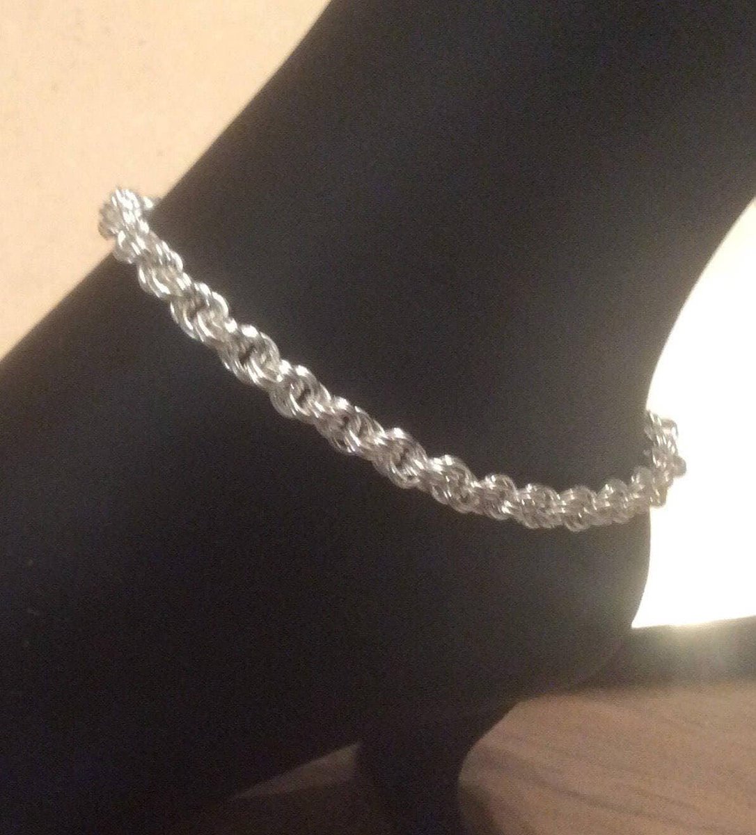 lilly_tara's tweet image. Excited to share this item from my #etsy shop: Spiral Anklet Chainmaille HANDMADE WITH LOVE colors- see below : #spiralpattern etsy.me/2X2sPTx