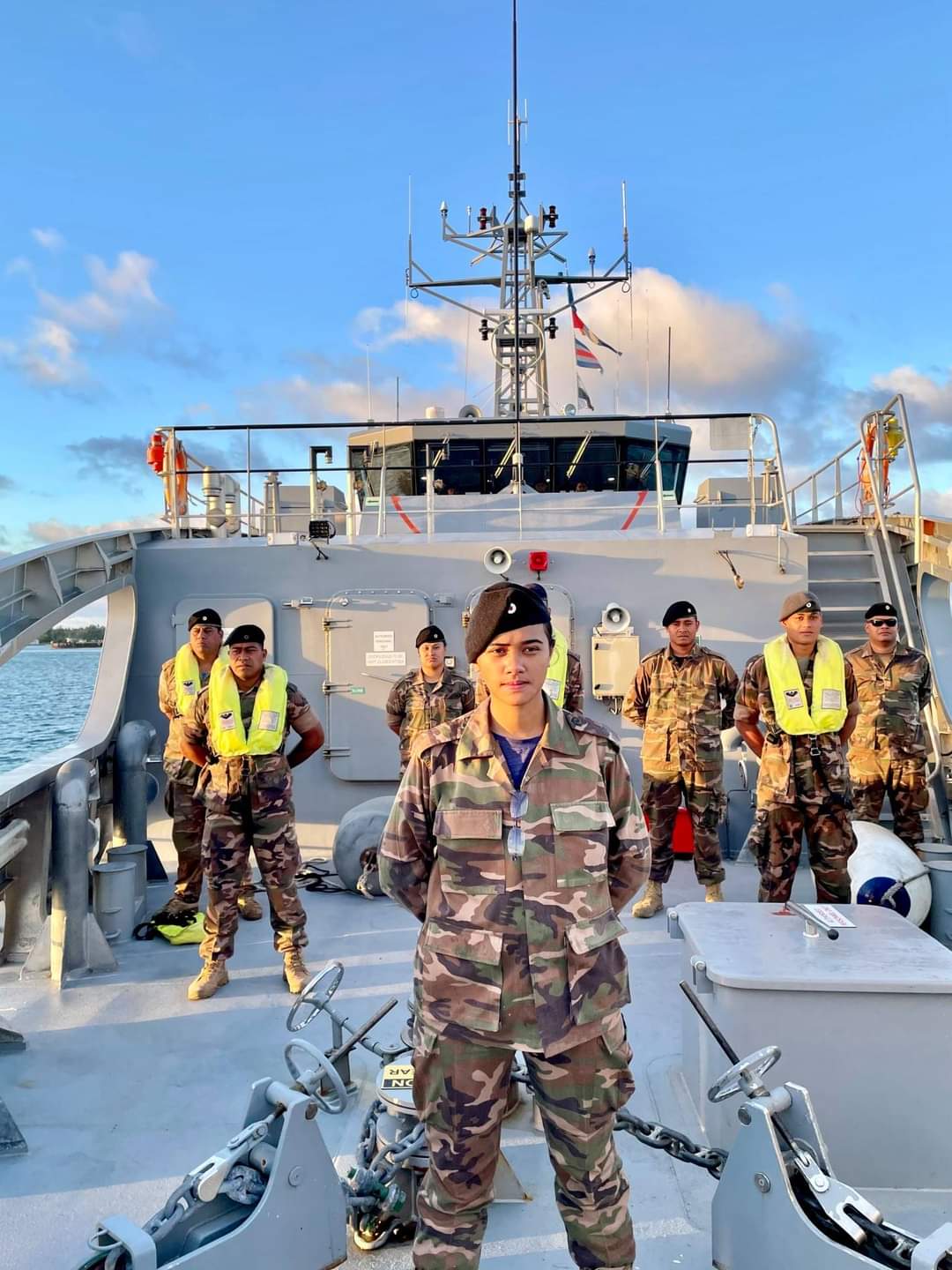 Frederica on X: His Majesty's Armed Forces made history w/ the 1st female  sailors @ sea during an operation. On VOEA Ngahau Koula & in company w/  VOEA Ngahau Siliva the women