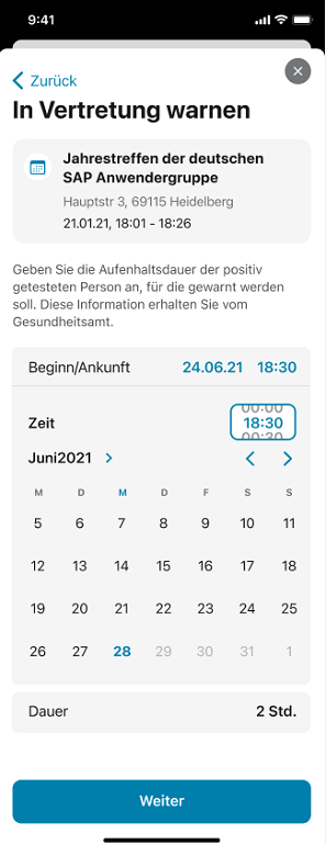 coronawarnapp's tweet photo. 🆕#CoronaWarnApp 2.9 mit wichtiger Warn-Funktion für Events (48-h-Rollout)

🚨Veranstalter können Gäste vor einer Risikobegegnung mit einer später positiv getesteten Person warnen, selbst wenn diese Person nicht über die App eingecheckt war.

Wie es geht
➡️https://t.co/uUM5GSrYqK https://t.co/sBAiLfG8fm