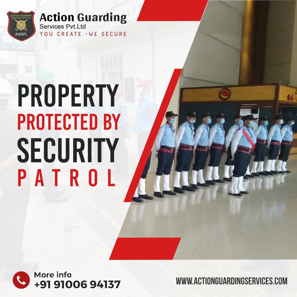 action_guarding's tweet image. Our security personnel takes note of the duty and responsibilities of industrial &amp;amp; commercial segments. They are made to undergo training regularly. 

☎️ +91 9100694137
🌐 actionguardingservices.com

#propertyprotection #ProtectProperty #securityserviceprovider #securityprovider