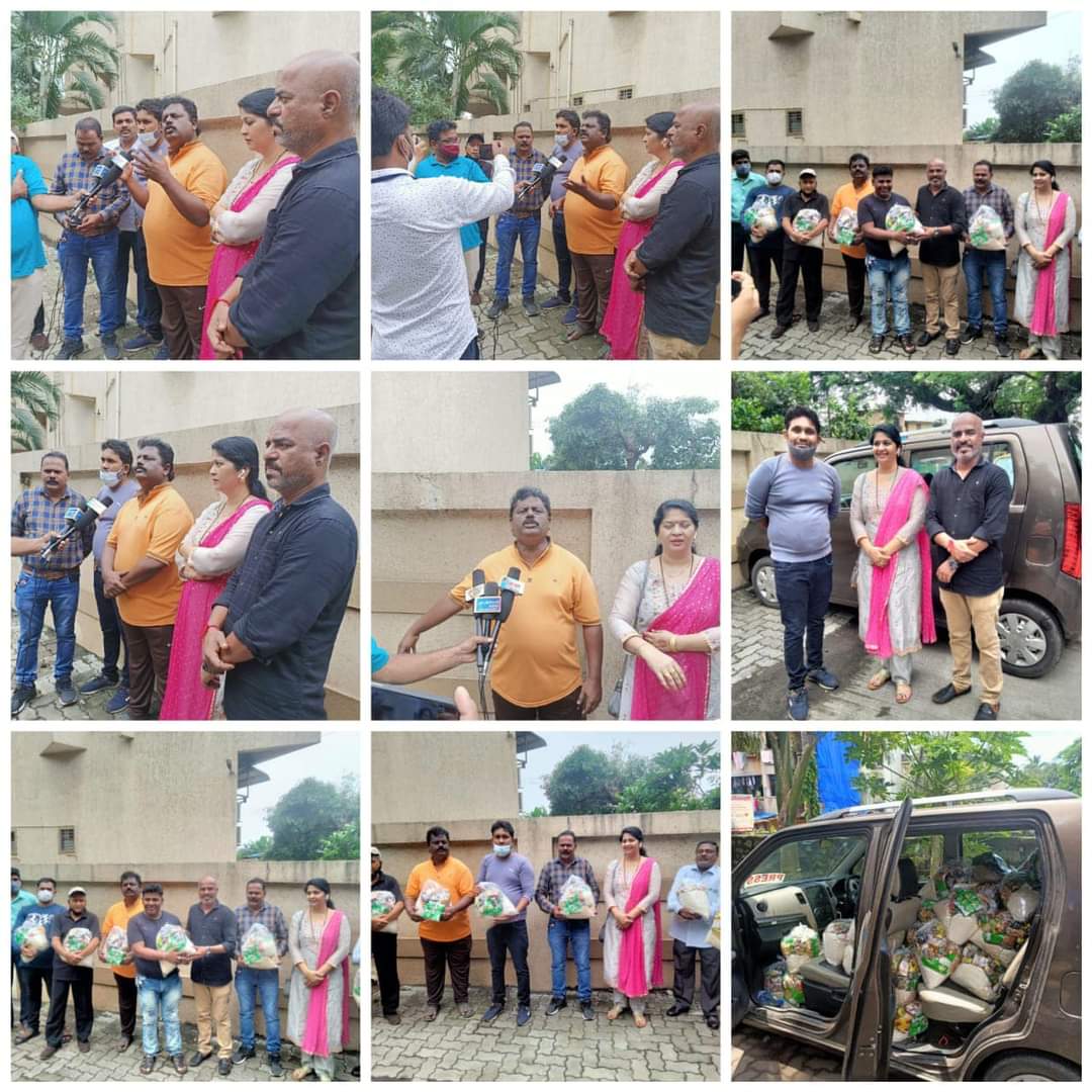 HANDS OF ACTION आणि जी.टी. ट्रॅव्हल्स आणि एम.सी.ए रिक्रीशन क्लब चे VICE-PRESIDENT श्री अजय देसाई सर यांच्या संयुक्त सहकार्याने रायगड व नवी मुबंई मधील कलाकारांना तसेच गरीब कुटूंबांना जीवनावश्यक वस्तूंचे वाटप करण्यात आले.
<a href="/AUThackeray/">Aaditya Thackeray</a> <a href="/NileshBhosle18/">Nilesh Bhosle</a> <a href="/advanilparab/">Anil Parab</a> <a href="/AhirsachinAhir/">Sachin Ahir</a>