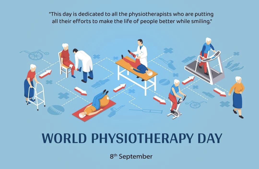 Life saver is a doctor,
Life maker is Physiotherapist.
World Physiotherapy Day💙