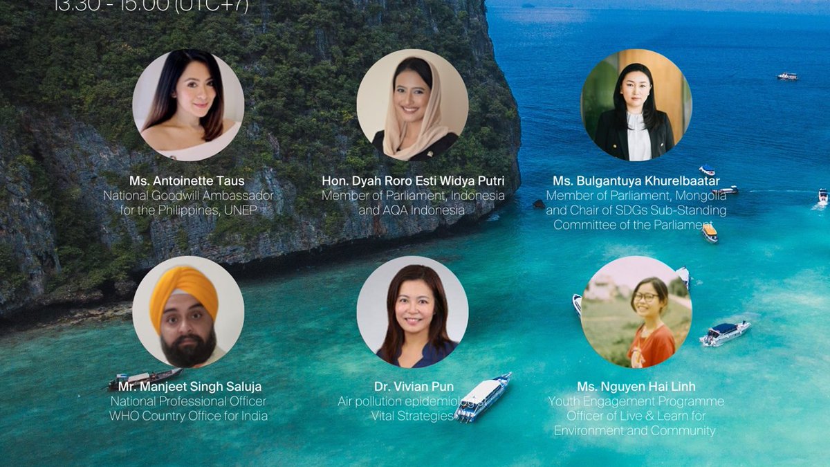 Join us for the session 👉🏾Clean air for all: Strengthening women and children's engagement.

Watch here thevirtual.show/apcap/ at 13:30-15:00 (GMT+7)