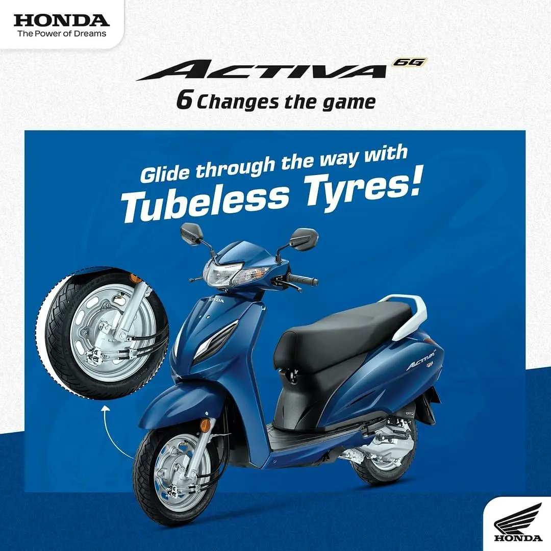 Imdadallyshonda's tweet photo. Activa 6G .....

#india_number_One_Scooter 👑😊💪

6 Changes the game

◆10%^ ज्यादा माइलेज
◆टेलिस्कोपिक सस्पेंशन( 12 इंच फ्रंट व्हील)
◆PGM  - FI (फ्यूल इंजेक्शन)
◆डबल लीड एक्सटर्नल फ्यूल फील
◆LED DC हेडलैम्प
◆साइलेंट स्टार्ट विथ ACG
◆इंजिन स्टार्ट / स्टॉप स्विच https://t.co/UogrKFUAMQ