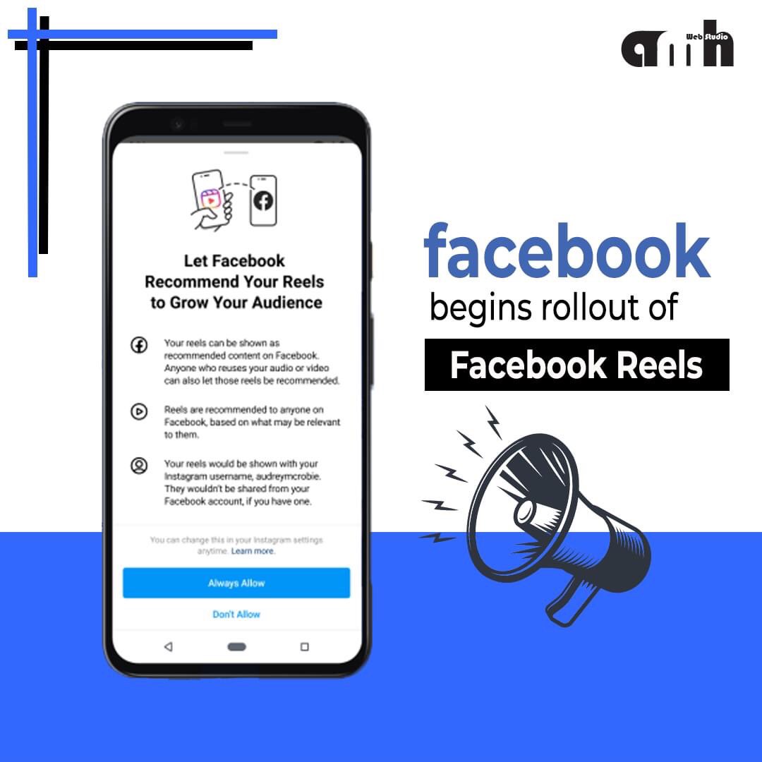 amhthewebstudio's tweet photo. On August 19th, Facebook announced that it will begin the rollout of Facebook Reels in the U.S.
#amh #amhwebstudio #amhthewebstudio #marketingquotes #marketingquote #mondaymotivation #marketingmotivation #marketingstrategytips #marketingstratergy #marketingstrategy101 https://t.co/X9jkUa7IFd