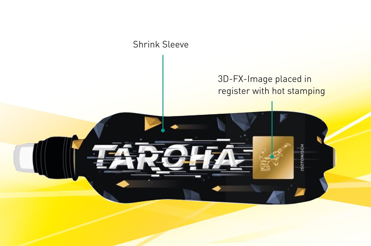 The isotonic drink Taroha - an example of the creative power of 3D images on shrink sleeves using hot stamping.

Design: <a href="/eskjueskju/">eskju</a> 
Image: <a href="/LEONHARD_KURZ/">LEONHARD KURZ</a> 

More info: pantec-gs.com/en/ressources/…

#shrinksleeves #fmcg #embellishment #winningthebattleontheshelf #healthcare #bodycare