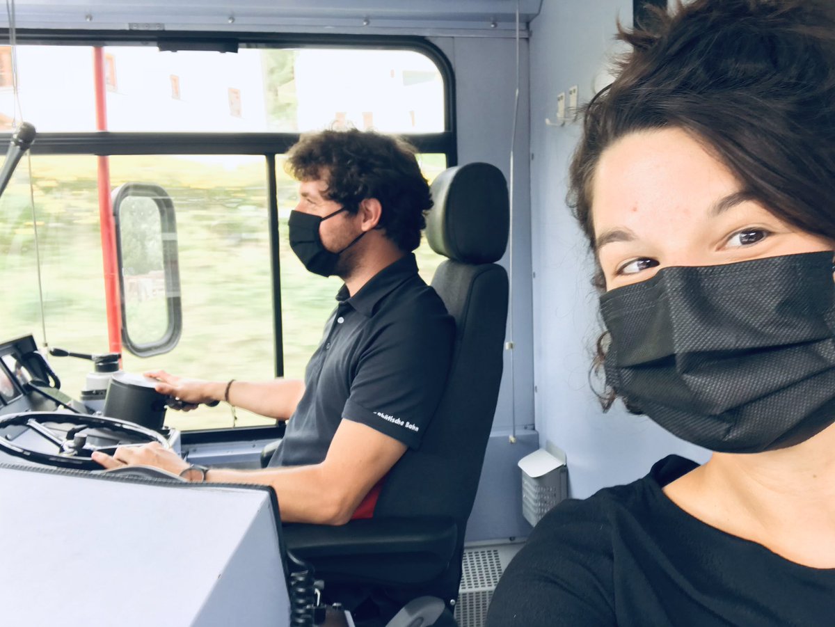 CachinJoe's tweet photo. Qui se cache derrière les incroyables photos et vidéos de trains grisons de @calandamountain ? Je suis allée vérifier pour @RTSinfo 🚞 https://t.co/9NK85AVNLd
