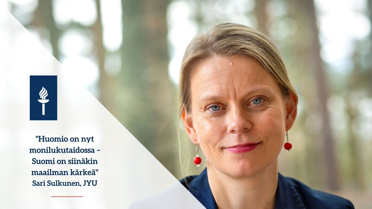 uniofjyvaskyla's tweet photo. Hyvää lukutaitopäivää! Lukutaito on muuttumassa monilukutaidoksi. Suomalaisille tehdään parhaillaan lukutaitosstrategiaa, jossa ei unohdeta aikuisten taitojen kehittämistä. Mukana työssä on myös apulaisprofessori Sari Sulkunen @uniofjyvaskyla #JYUnique: https://t.co/tIzcmwTiwn https://t.co/nSL1lpU9Nl