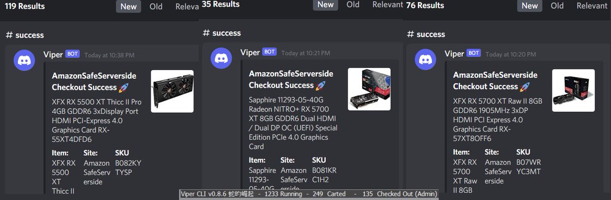 djgjmd's tweet image. 1 3 6 checkouts.  Another viper movie.   Thx @jxhn0 !! @ViperAIO_ 
Proxies: @InsomniaProxies @jeru035 #teamjeru @VillainProxies @HollowProxies 
Server: @ArsonServers 
CG: cooking with that mob of chefs @MENACE_MOB