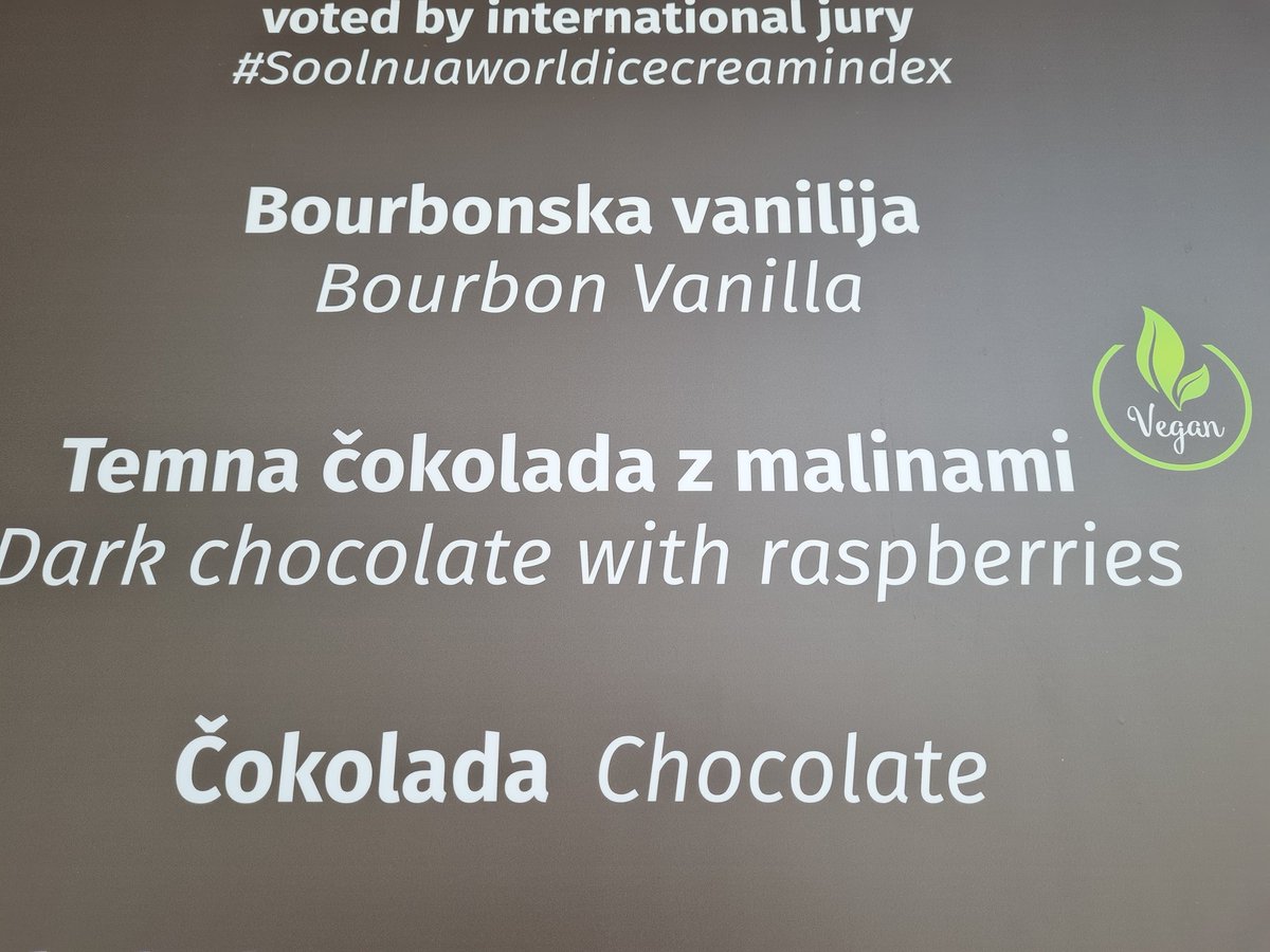 Plin a čokolada z malinami. Ne všude jsou to hrubky. #welcometoslovenia