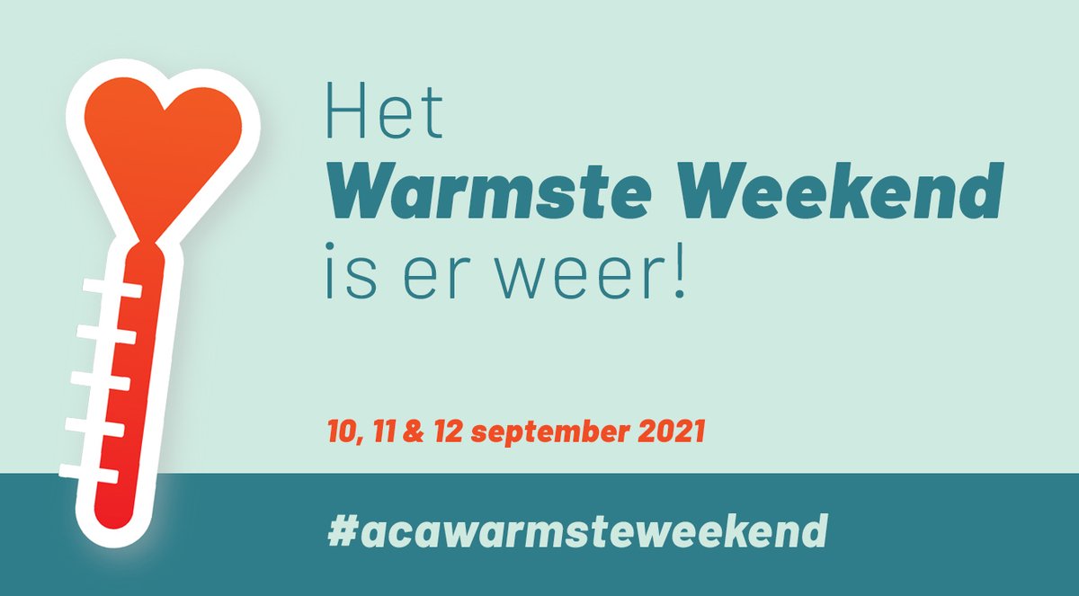 acagroup_be's tweet image. Een weekend lang ons best doen tijdens #acawarmsteweekend: samen wandelen, zwerfvuil verzamelen, inzamelacties, de warmste padel, ... Zo € 50.000 verzamelen voor het goede doel! 
➡️ Volg ons via #acawarmsteweekend of campaign.aca-it.be/acawarmsteweek… ❤️️ 

#sustainability #charity