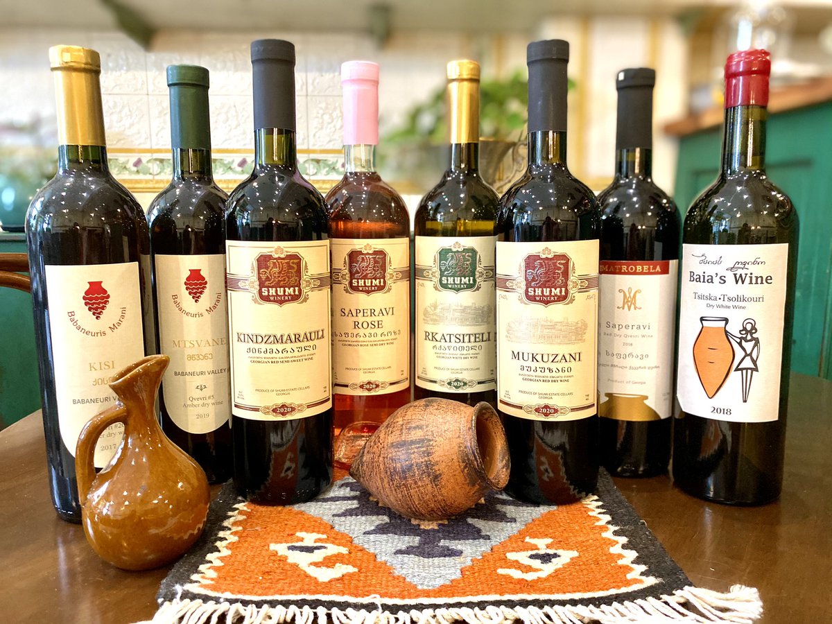 Georgian Wine Tasting at Kartuli 🇬🇪🍷
Sat,18/09/21 - 2pm
Presenting 8 exquisite Georgian wines to taste with the delicious Imeruli Khachapuri and Phkali Selection from Kartuli’s menu 👌
Book your tickets in advance via our website or just pop in our store kartuli.co.uk