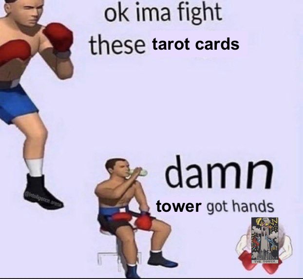 low quality tarot shitposting