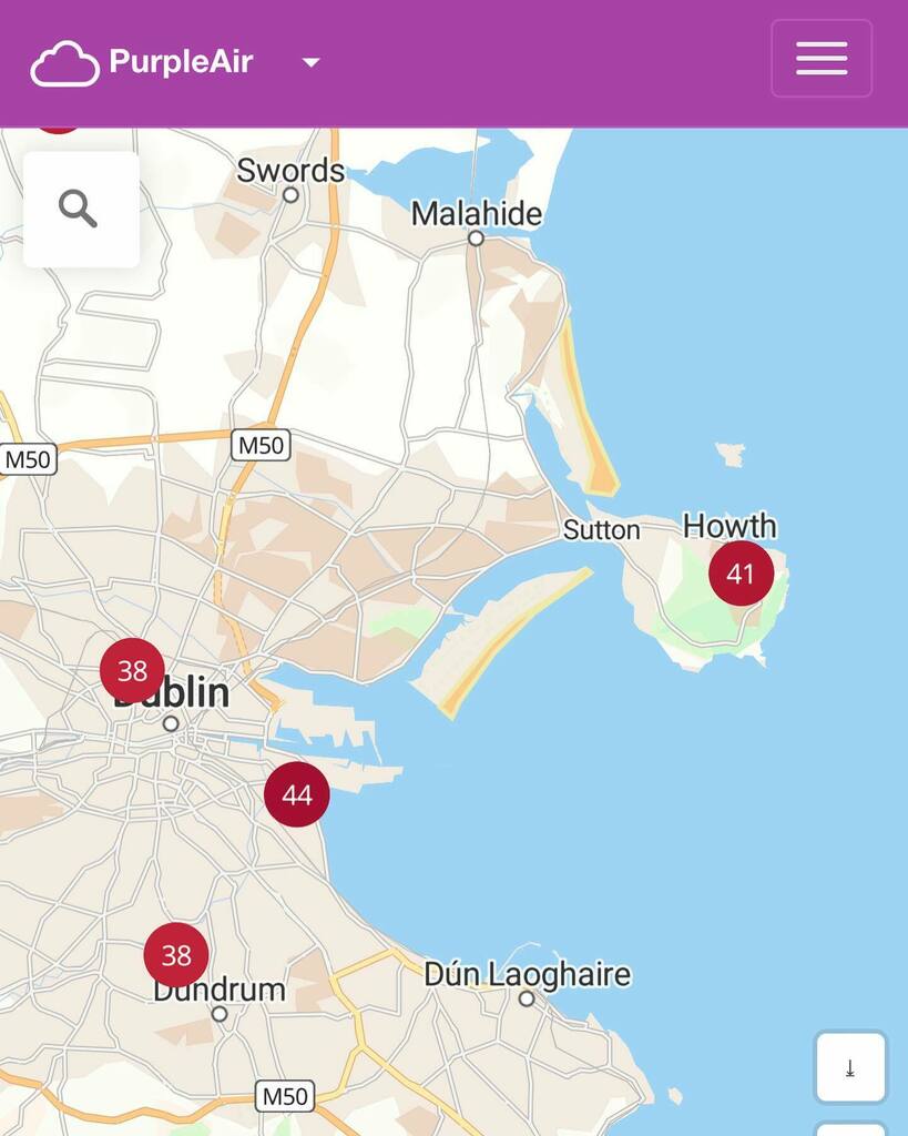 Churchtown D14 Weather Updates🇮🇪 on Twitter "Poor air quality throughout Dublin this morning 