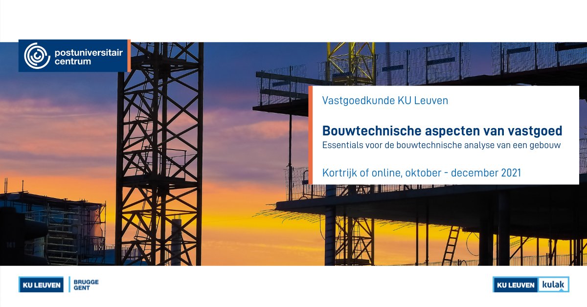 Duik in de bouwtechnische analyse van een gebouw: van structuur en materiaal, tot comforteisen als licht en geluid, technische installaties en energetische aspecten. Kortom: de essentials om zelf een bouwtechnische analyse van een gebouw te kunnen maken.
puc.kuleuven.be/nl/opleiding/b…
