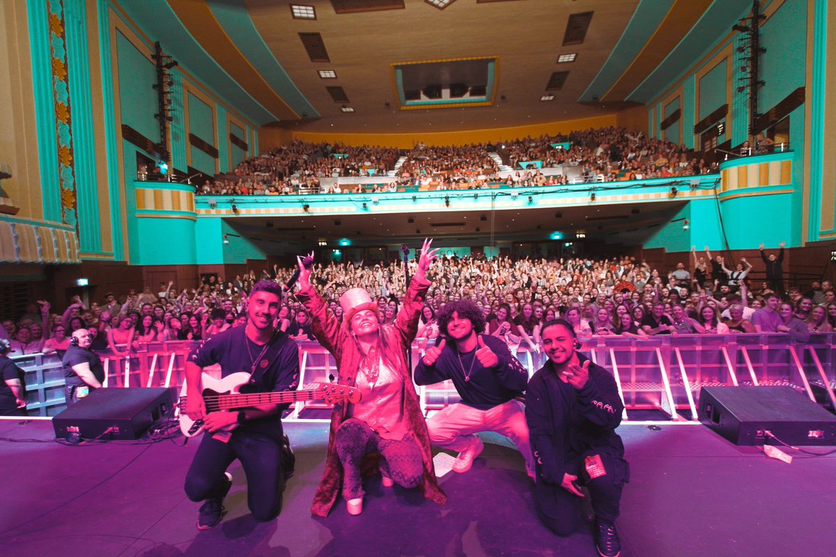 Stockton. COMMENT IF YOU WERE THERE MONDAY NIGHT AND CAN FIND YOSELF IN THE CROWD 👓

My first of the run of @mcflymusic support shows reopening @stockton_globe after a 47yr closure🥵 LET THE TOUR BEGIN. Next stop Brighton Centre 14.09.21!

#youngdumbthrills #mcfly #stocktonglobe