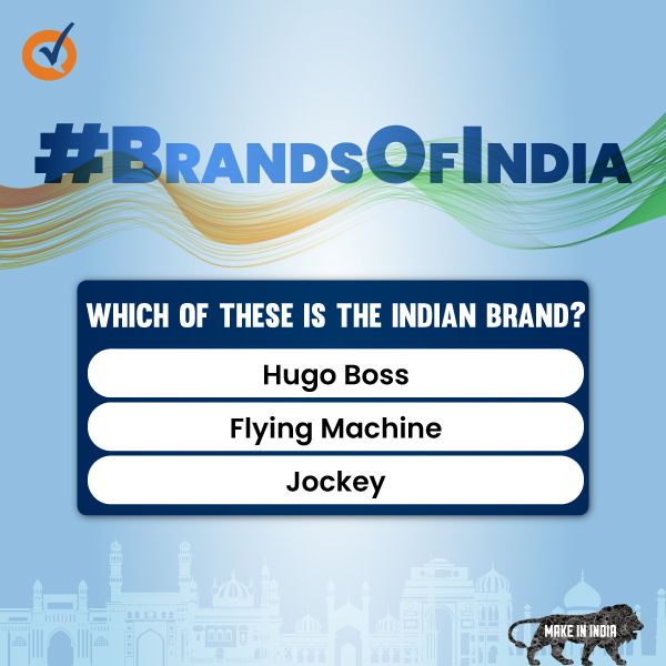 '(⌐■_■) Apparel & clothing from certain brands make us feel good when we wear them. Don't you agree? 😸

#BrandsofIndia #contest #rewards #answerthis #Questions #India #Indian #quiz #Win #ZippyOpinion #contestalert #Brands #IndianBrands  #earnonline #challenge #paidsurveys'