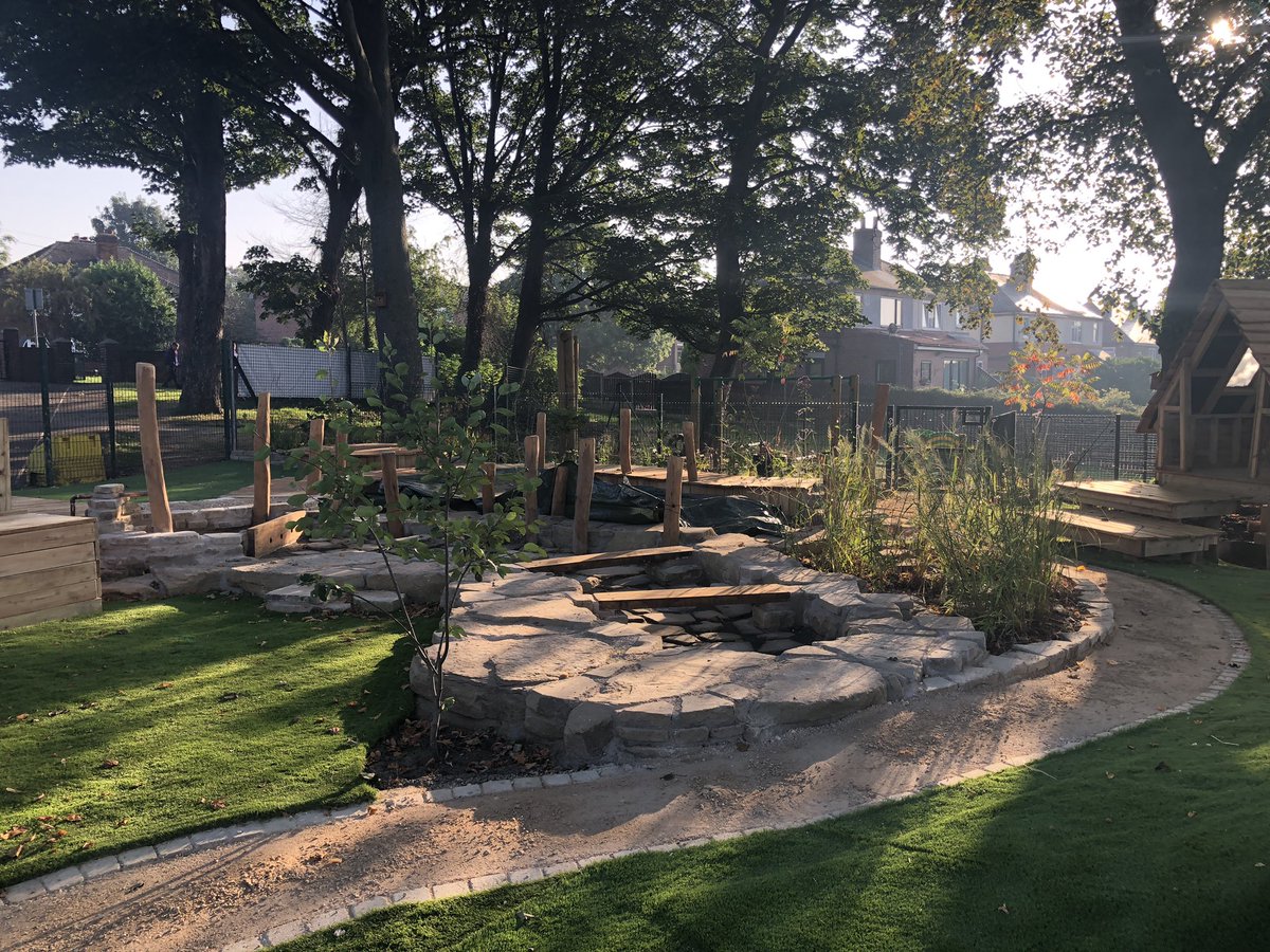 FlanshawJIN's tweet photo. Look at our beautiful new outdoor area for our Nursery and Reception children! We can’t wait to see you enjoying it today in the sunshine 🌞! #activeants @arcadia_la https://t.co/YagS7p7k2T
