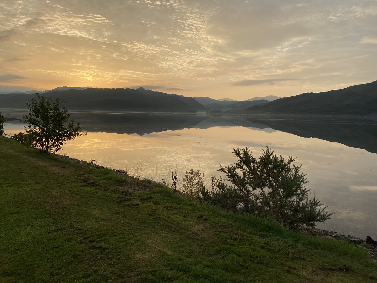 RalphHorsley's tweet image. Beautiful holiday sunrise swim in Lochcarron. #swimming #holiday #referencephoto