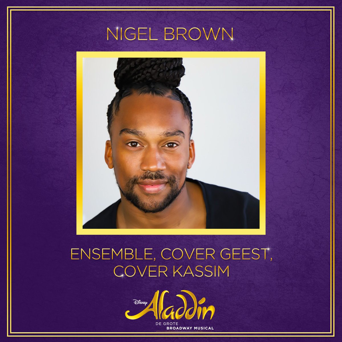 🟣🟨 Aladdin 🟨🟣

Vanaf 18 September in het AFAS Circustheater.
.
From September 18th in AFAS Circustheatre in Scheveningen, The Netherlands.
.
.
.
#NigelBrown #NigelRBrown #NigelBrownMusiQ #Singer #Performer #Entertainer #Actor #VoiceActor #Mover #Groover #Dancer #ALADDINNL