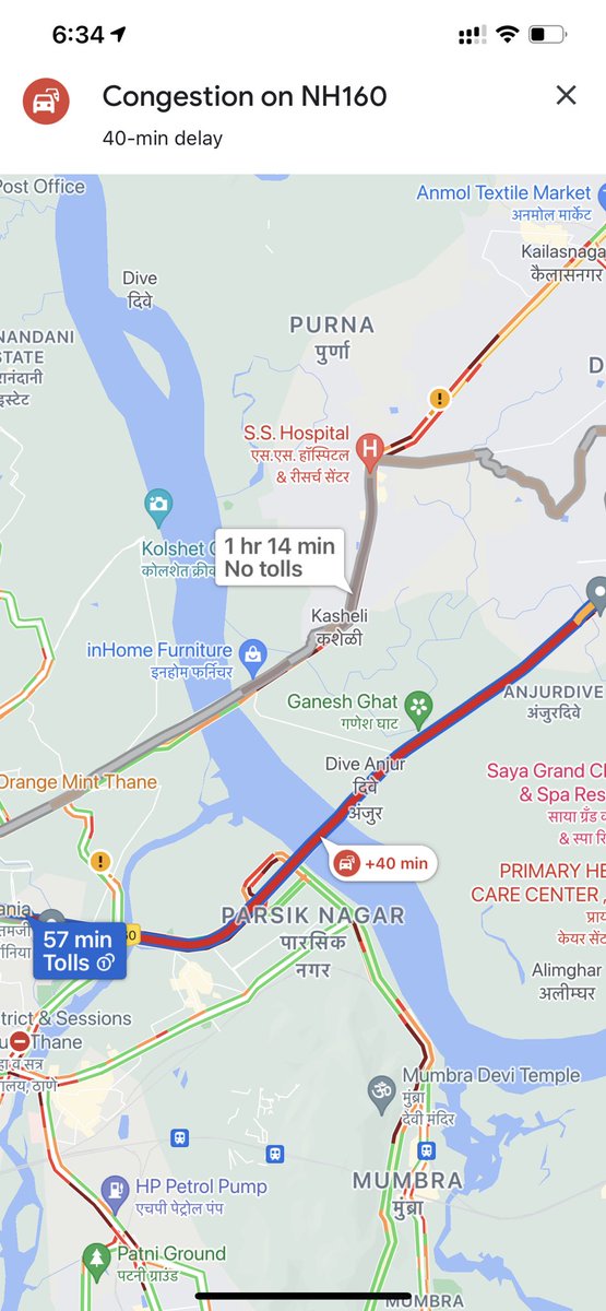 sonudultimate's tweet photo. Worst!!!! Shameful @DGPMaharashtra all day common people suffering 5km traffic it always take more then 1 hour to reach mankoli naka from Majiwada please do something everyday problem 🙏🏻🙏🏻 @CMOMaharashtra @KapilPatil_ @CityBhiwandi @BhiwandiMirror #traffic #bhiwandi https://t.co/rzyoTl6MD4