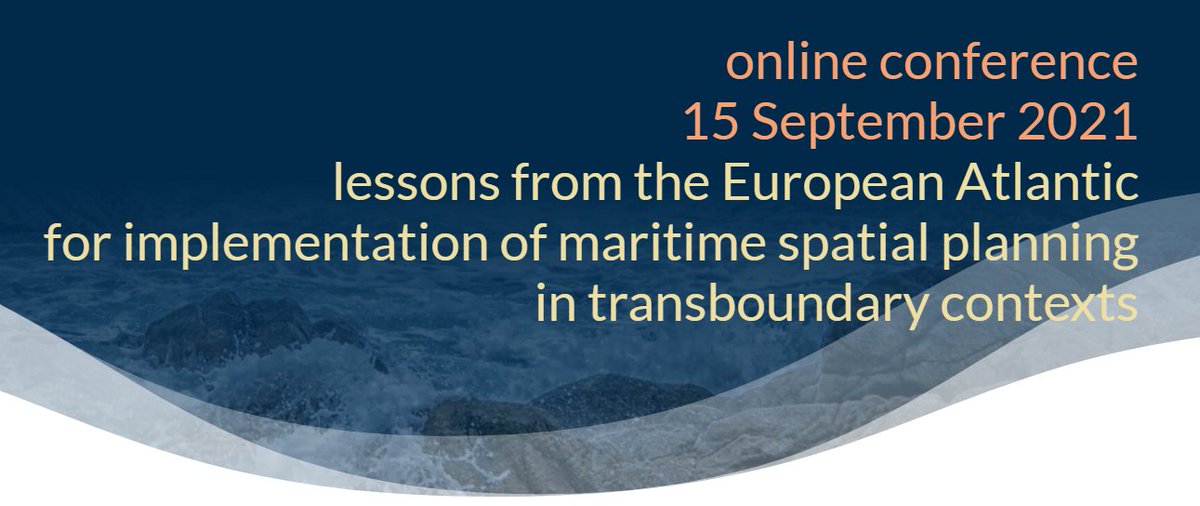 CINEA 🇪🇺 (@cinea_eu) on Twitter photo Implementing #Maritime Spatial Planning by effective #cooperation?
15/9. Don’t miss <a href="/AtlanticSim/">SIMAtlantic</a>’s #conference!
Info & register 👉europa.eu/!6W8DPt
An occasion to share #EMFF #SIMAtlantic project’s best practices & more.
#BlueEconomy #EMFAF #MaritimeSpatialPlanning Implementing #Maritime Spatial Planning by effective #cooperation?
15/9. Don’t miss <a href="/AtlanticSim/">SIMAtlantic</a>’s #conference!
Info & register 👉europa.eu/!6W8DPt
An occasion to share #EMFF #SIMAtlantic project’s best practices & more.
#BlueEconomy #EMFAF #MaritimeSpatialPlanning