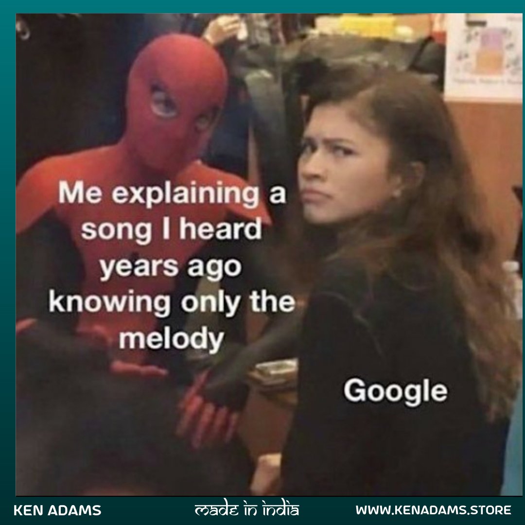 KenAdamsStore's tweet image. It goes like hm hmmmhm hhhm👀

#spiderman #spidermanmeme #spidermanmemes #meme #memes #funny #dankmemes #memesdaily #funnymemes #google #music  #spidermanhomecoming #spidermancostume #spidermanhomecomimg  #marvelmemes  #funnymeme