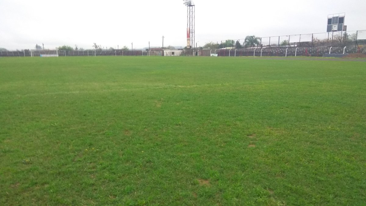 Estadio Goyenola hoy, después de 75 mm de lluvia en las últimas 24 hs.