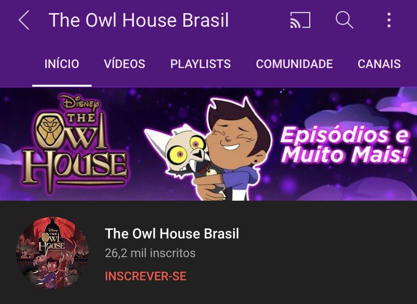 loyaltytohp's tweet photo. pra quem não sabe como assistir the owl house dublado, esse canal ta lançando todos eps da segunda temporada! 
link: https://t.co/259vmPCTzx https://t.co/uR3LYzQqqE