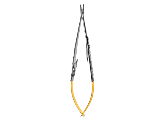 gSourceLLC's tweet photo. The Castroviejo Needle Holder from #gSource offers precision in the operating field. Flat serrated handles help to minimize fatigue from holding. Order online right now at the gStore: https://t.co/4H2mzGzGPp
#surgery #medicaldevices https://t.co/ILeksECWHh