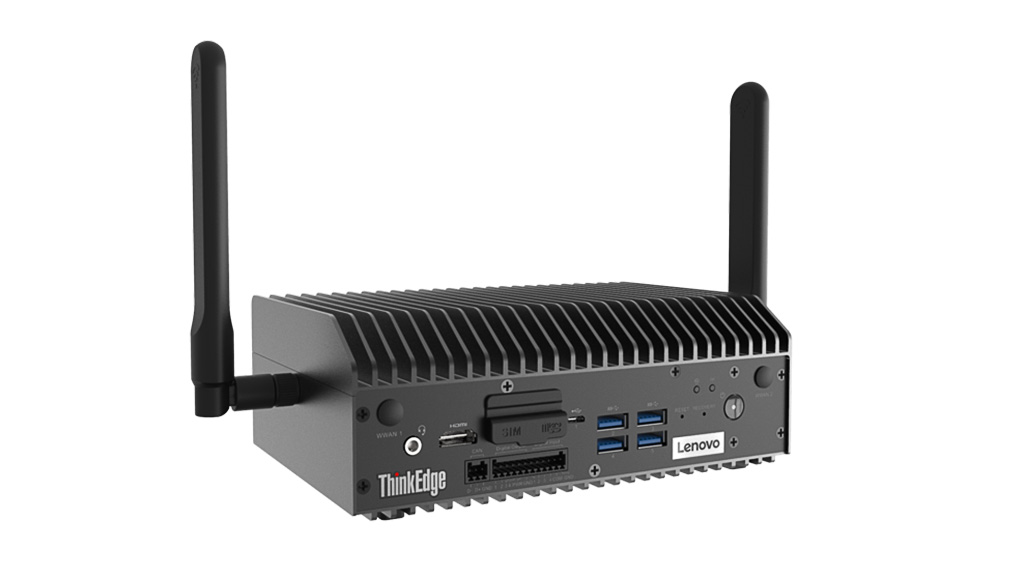 I'm pleased to introduce the Lenovo #ThinkEdge SE70, a powerful &amp; flexible AI #EdgeComputing platform for enterprise, created in cooperation with <a href="/awscloud/">Amazon Web Services</a> (AWS) leveraging AWS Panorama &amp; is powered by the @NVIDIA Jetson Xavier NX platform. More info here: bit.ly/ThinkEdgeSE70