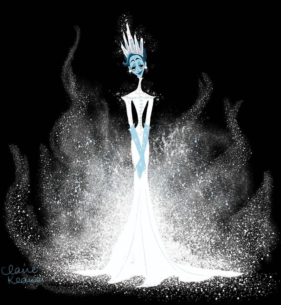 Animation Obsessive on X: Early Elsa concept art by Claire Keane for Frozen  (2013), dir. Jennifer Lee and Chris Buck, Walt Disney Animation Studios  t.coiW86b0hoUm  X