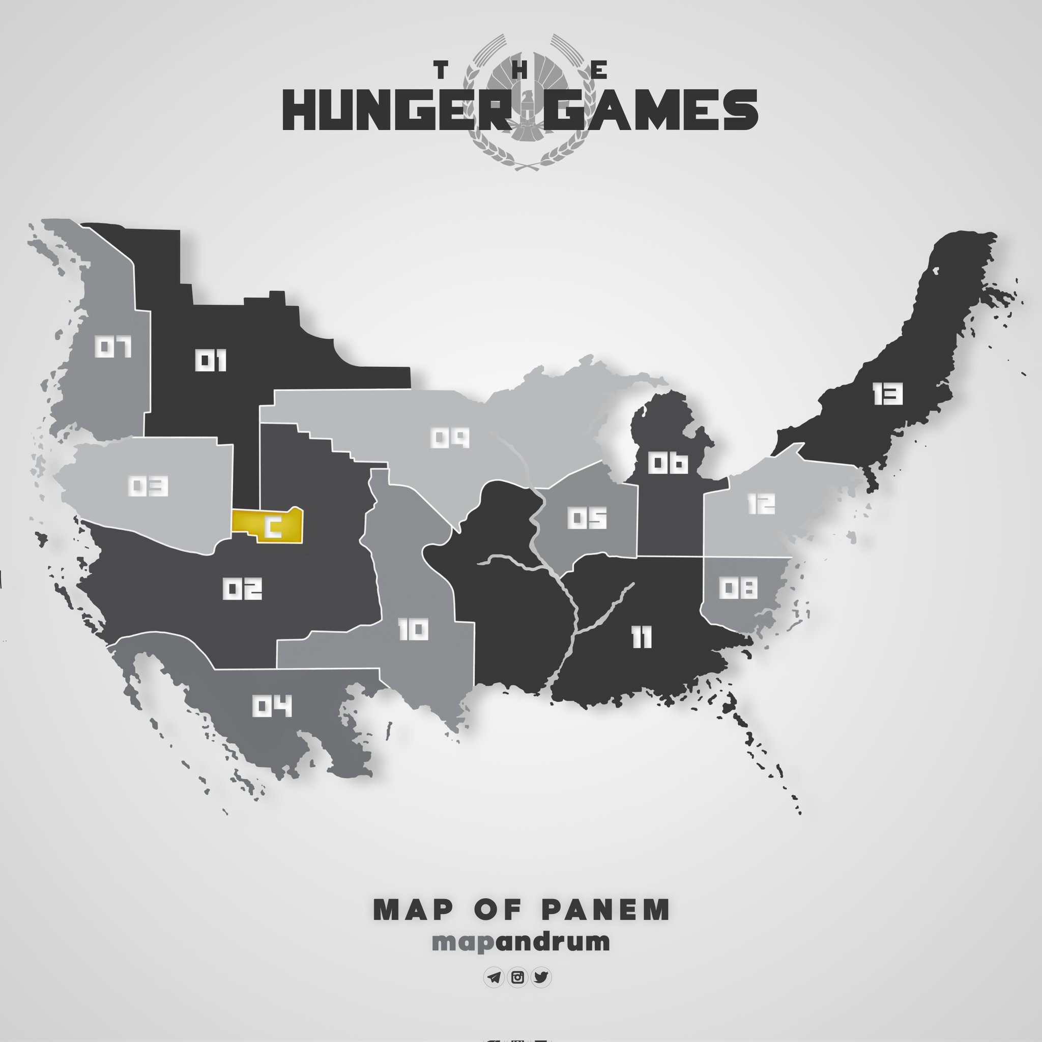 The Map Of Panem Mapandrum On Twitter: "Map Of Panem #Mapandrum Https://T.co/Sgqyr7Txri" /  Twitter