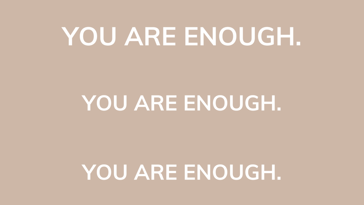 _BrownBOSS's tweet image. A wise woman once said &quot;you are enough&quot;, you know what? I am and so are you.

#brwnboss #quotes4you #youareenough #wisewords
