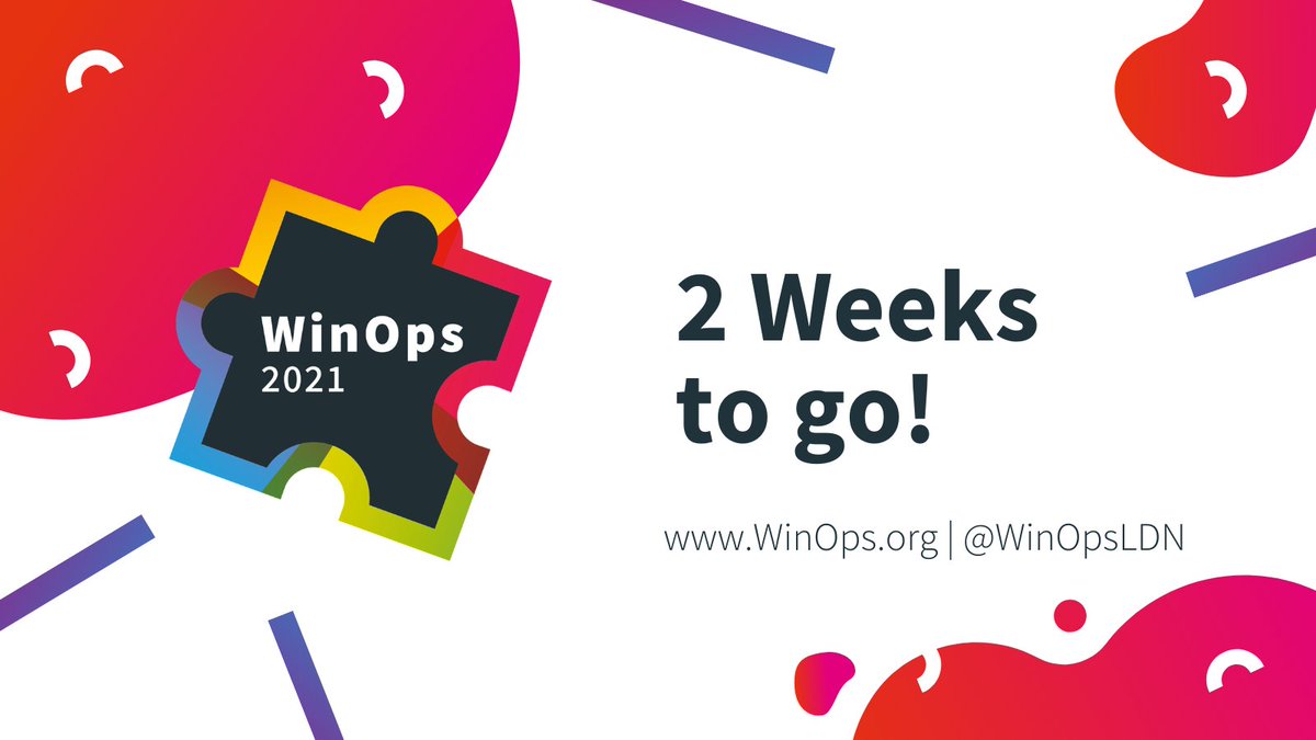 2 weeks to go! 👏

Get your FREE tickets and check out our line-up of speakers here: bit.ly/389cNtA

<a href="/LDN_Blueprint/">Blueprint LDN - 21/22 Sept 22</a> @DevOpsGroup <a href="/Prism_Digital/">Prism Digital</a>