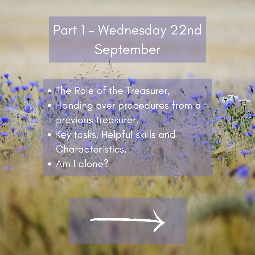 data_dev's tweet image. Our Treasurer training webinars return in September! You can sign up using the following link: datadevelopments.co.uk/Training 

#datadevelopments #webinars #treasurer #churchaccounts #charityaccounts