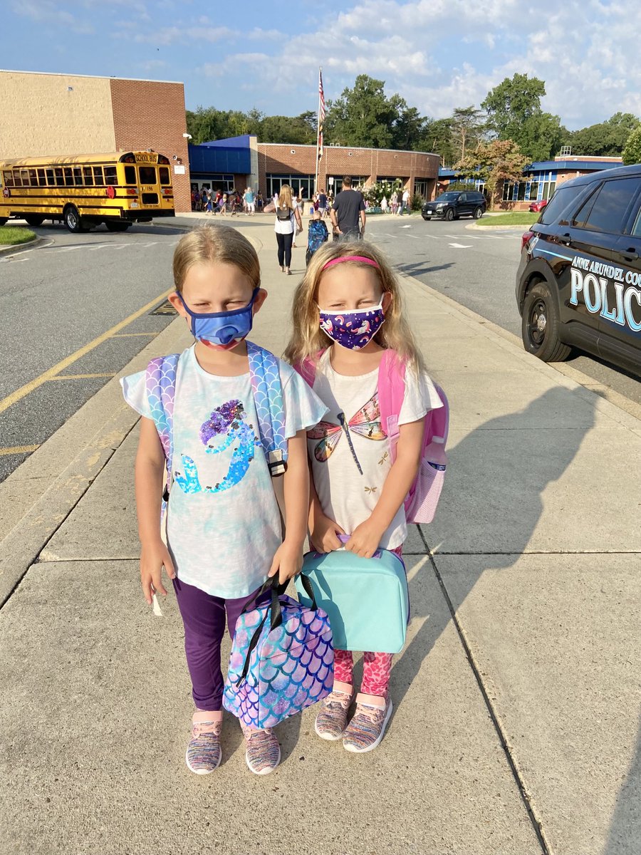 #AACPSawesome  First day of 1st grade @ Cape St. Claire Elementary.