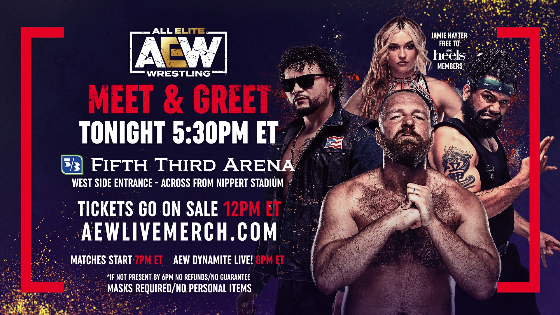 on Twitter "Get ready Cincinnati! AEWDynamite meet