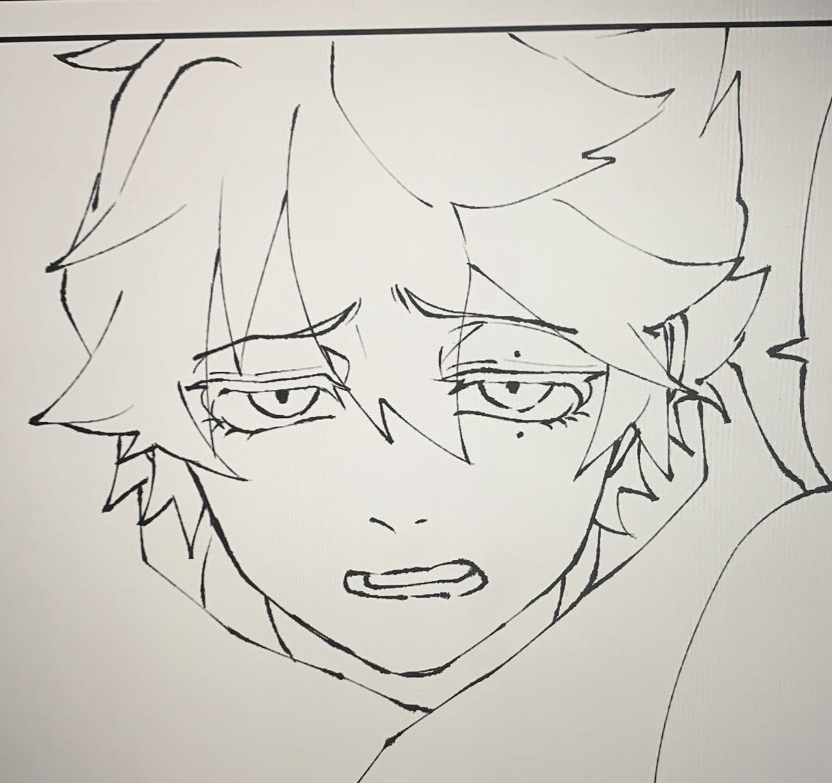 絶対白梛くんのこの顔好きな人いると思う。
(ただし漫画内では少し赤面してる) 