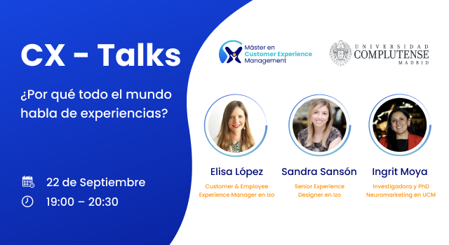 Descubre la importancia de construir una cultura de experiencia de cliente dentro de las organizaciones gracias al webinar sobre #CustomerExperience 
🗓️ 22 de septiembre 
🕐19:00 – 20:30 H
🖥️ Sesión virtual por Zoom 

Inscripción: zoom.us/webinar/regist…
#webinarsFGUCM