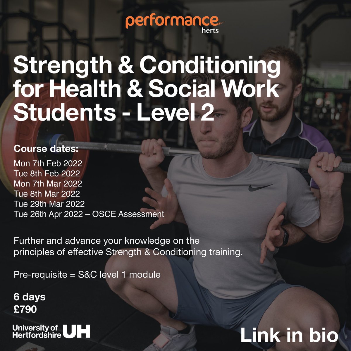 Calling all physios&amp;sports therapists
-
Did you know that Performance Herts run postgrad modules in Strength&amp;Conditioning for Physios&amp;Sports Therapists?
-
For more information please see our link in the bio or contact us via email
-
BuildingBetterCoaches
BuildingBetterAthletes