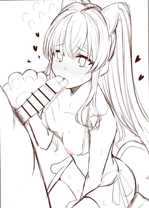 猫耳マイクロビキニ霧子のラフ… 